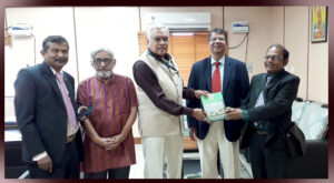 MOU signing ceremony between Adikvi Nannaiah University, Rajahamundry, India and Lincoln University College (LUC), Malaysia