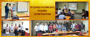 Prof. Yung Cheol Byun from Jeju National University, Korea presented an Open Invited Technical talk Session