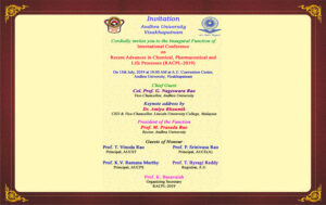 International Conference on Recent Advances in Chemical, Pharmaceutical and Life Processes (RACPL-2019)
