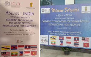 ASEAN-INDIA TRAINING WORKSHOP