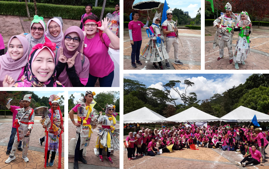 All dolled up for the Family Day of Faculty of Dentistry at Lincoln University College, Malaysia