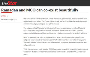 Ramadan and MCO can co-exist beautifully