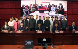 The International Video Conference of the Opening Ceremony of the School of Stomatology held successfully in the Joint School Program between Nanyang Medical College and Lincoln University College of Malaysia