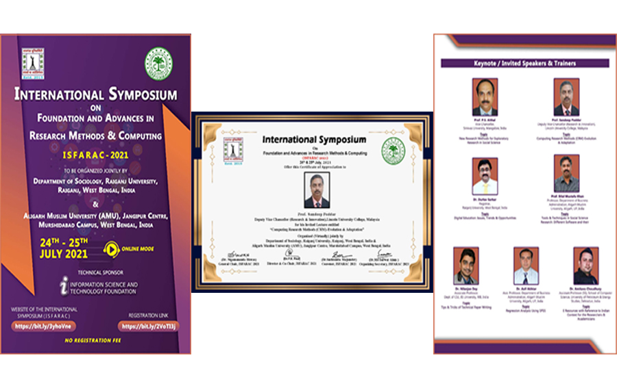 Invited Lecture on “Computing Research Methods (CRM): Evolution & Adaptation”