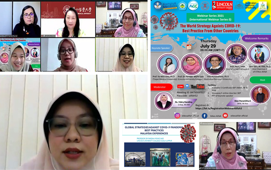 International Webinar on “The World Strategy Against COVID-19 Pandemic: Best Practice From Other Countries”