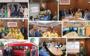 MoU Signing Ceremony between Lincoln University & Santosh Deemed to be University